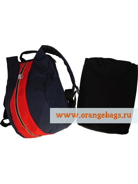 Рюкзак для ноутбука Crumpler «The schrinkle dark blue+red» 